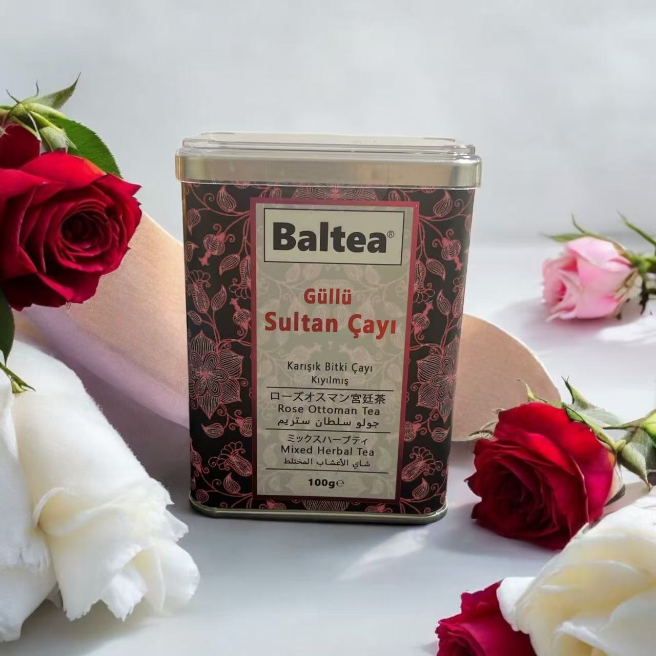 ローズオスマン宮廷茶 100g|Sultan Rose Tea|華やかな香りのブレンドハーブティー